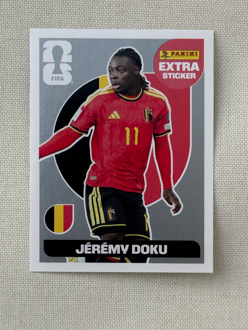 Panini Carte collezionabili: Jeremy Doku Panini Extra Sticker silber – Nuovo (secondo la descrizione) da Zürich venduto da stee-vee