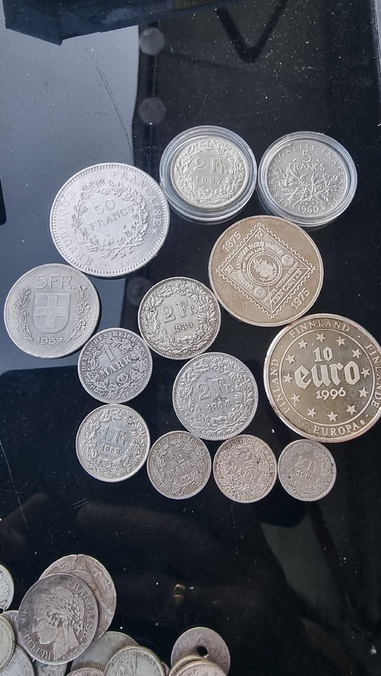 Toutes les monnaies: pièces argent en lot – D'occasion à Cormondrèche par yo1978 2