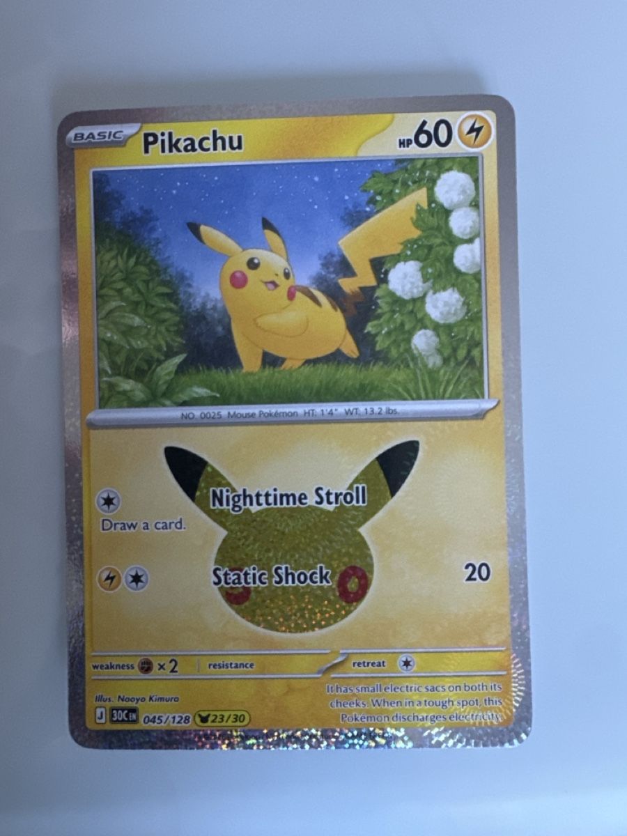 Pokémon Cartes à collectionner: Pikachu 30th celebration pokemon – Neuf (Voir description) à Effretikon par lui_75tp