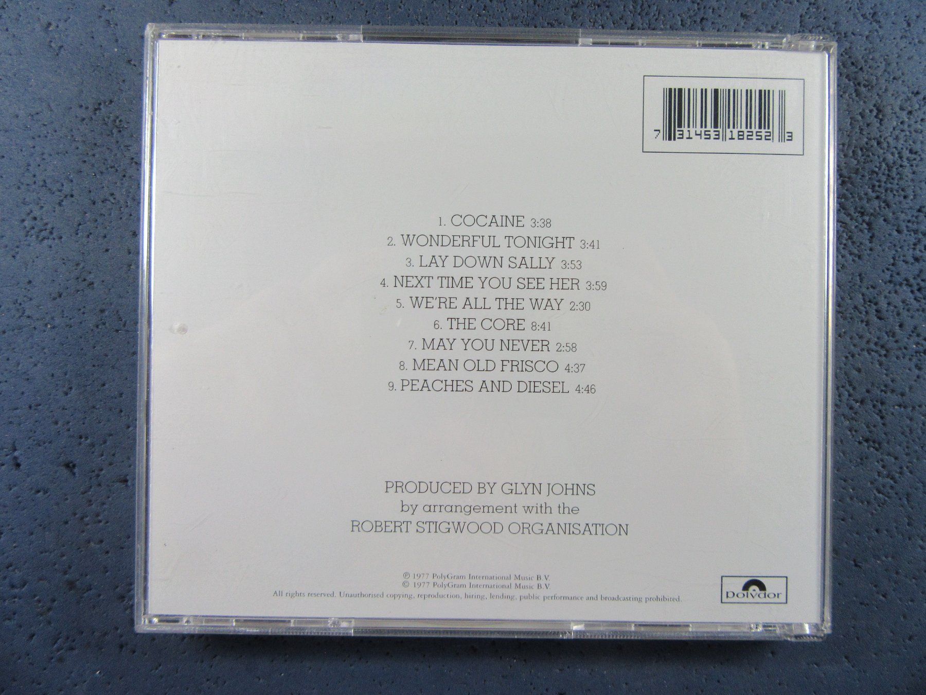 CD: ERIC CLAPTON CD " SLOWHAND""COCAINE""WONDERFUL TONIGHT" – Usato da Ettingen venduto da Hausi4711 1
