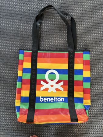 Benetton Shopper 🌈 / grosse Tasche