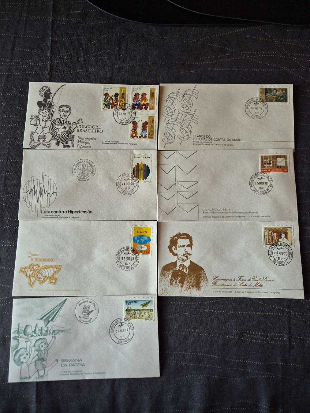 Alle Briefmarken: lot de timbres brésilien  – Gebraucht aus Cossonay-Ville von bricbroc 2