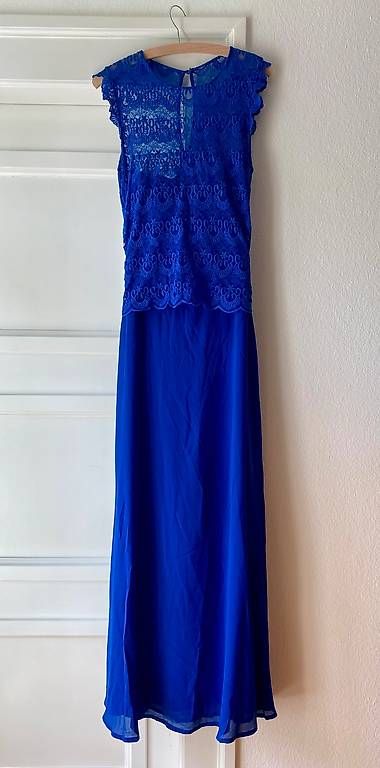 Mango Vestiti: Elegantes Abendkleid königsblau – Usato da Aarau venduto da lacrimara