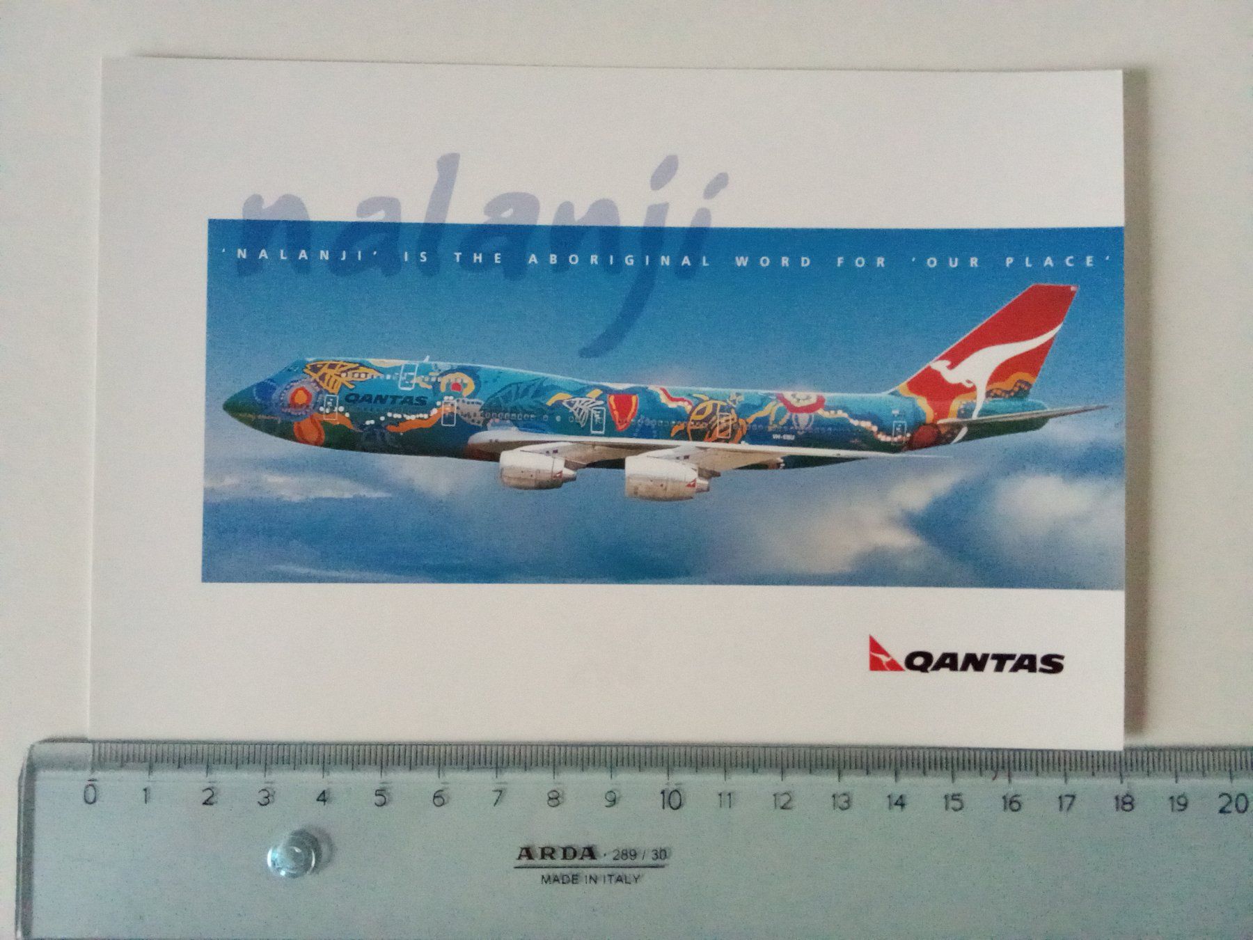 Cartoline postali: Aviatik 2 rare Ansichtskarten Qantas Boeing B 747 – Nuovo (secondo la descrizione) da Bilten venduto da Bora3 3