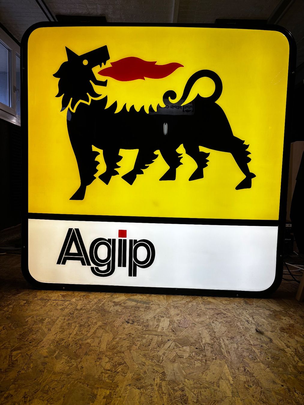 Insegne: Leuchtreklame AGIP - Werbeschild – Usato da Rorschacherberg venduto da danielbischof
