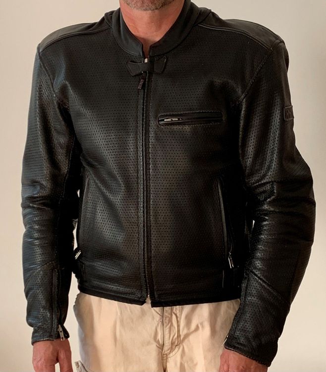 BI ESSE Herren Motorradjacke Aus Cordura – Wasserdicht, Mit Herausnehmbarem Thermofutter & CE-Protektoren – Für Bike & Freizeit