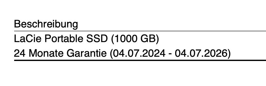 Lacie Dischi rigidi: LaCie Portable SSD 1000 GB 1 Jahr Garantie – Nuovo (secondo la descrizione) da Schmerikon venduto da janicg88 2