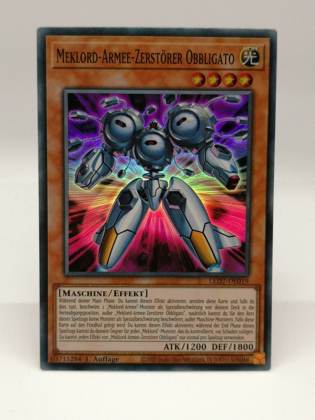 Yugioh Carte collezionabili: YuGiOh Meklord-Armee-Zerstörer Obbligato – Nuovo (secondo la descrizione) da Zofingen venduto da gerrymovie93