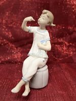 Porzellan Figur Lladro "Girl with Doll"
