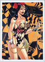 Death NYC Ltd Ed Pop Art Druck " Chanel Wonder Woman