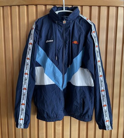 Veste coupe-vent bleue, 90’s style - Ellesse - Taille M