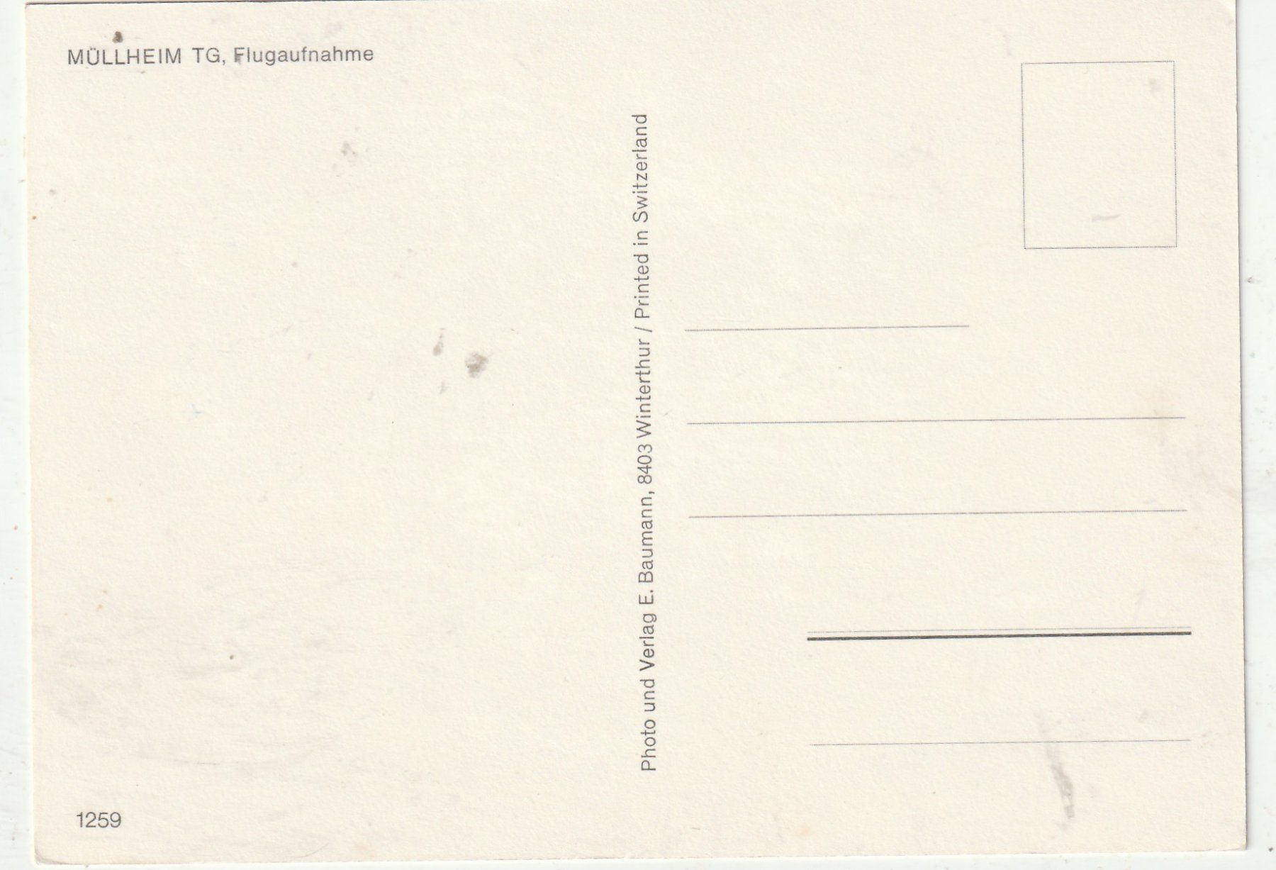 Cartoline postali: Müllheim TG – Usato da Lumbrein venduto da made02 1