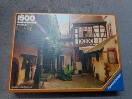 Puzzle Ravensburger Elsass 1500 Teile gebraucht