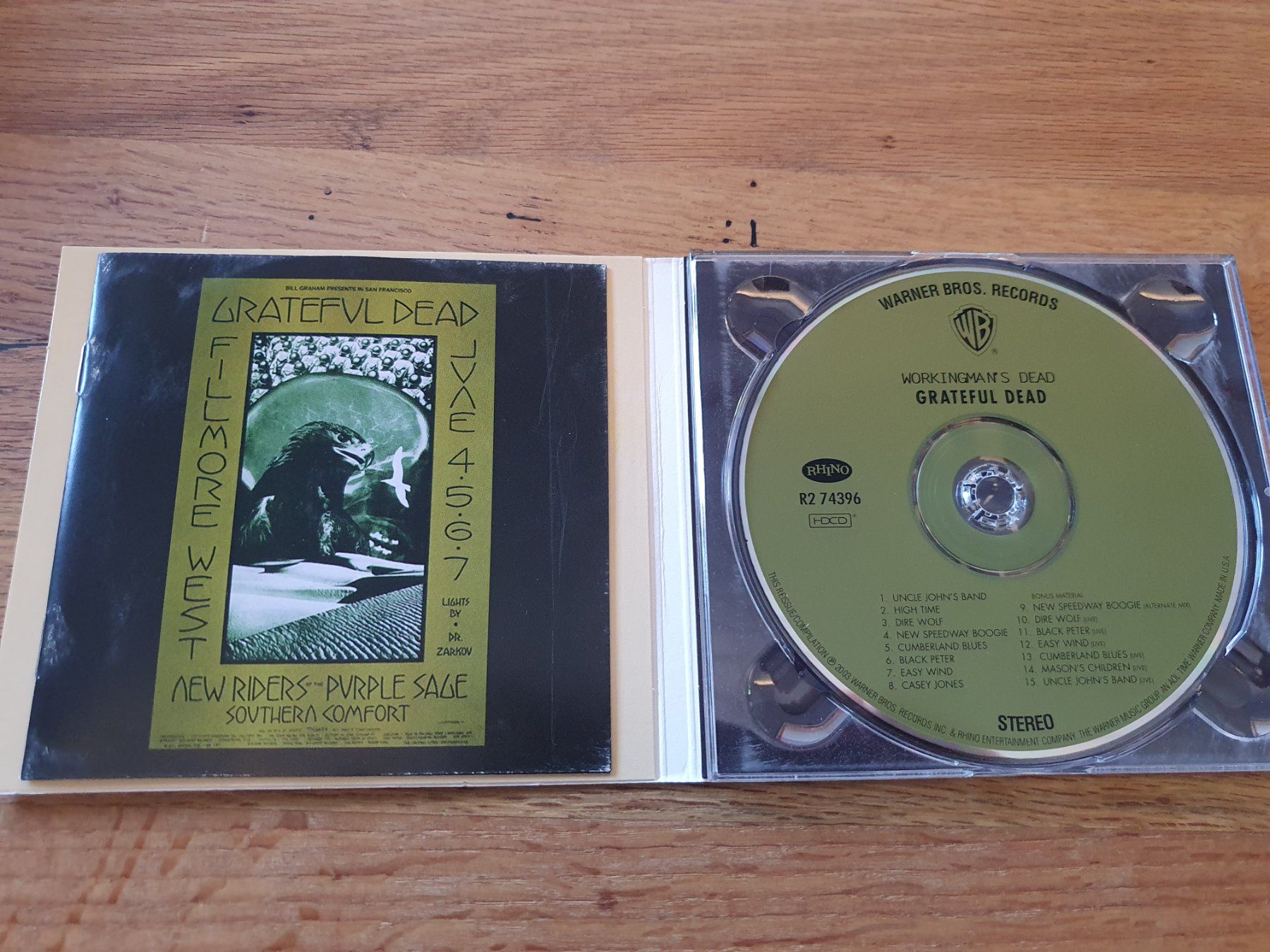 CD: Greatful Dead - Workingman's Dead - Digipack – Usato da Auenstein venduto da Trilos 2
