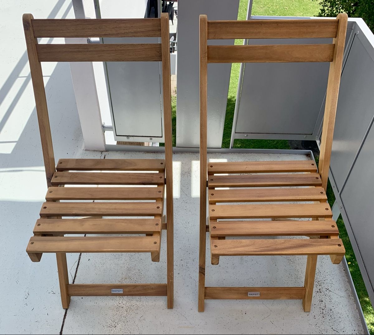 Sedie: 2x DEPOT Klappstuhl Holz – Usato da Obfelden venduto da montes50