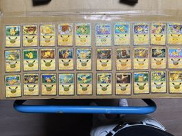 Alle 30 Pikachus von 30th Celebration Set Englisch