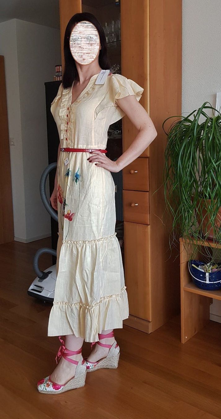 Vestiti: Leinenkleid+Espadrilles Gr.S+Gr.38 – Nuovo e nell'imballaggio originale da Reinach AG venduto da innamac 2