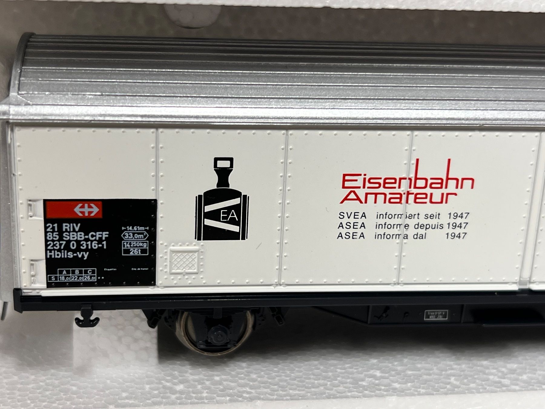 Roco Modellini di ferrovie: Roco 47931 Güterwagen SBB-CFF H0 DC – Nuovo e nell'imballaggio originale da Geroldswil venduto da TopTrain54 1
