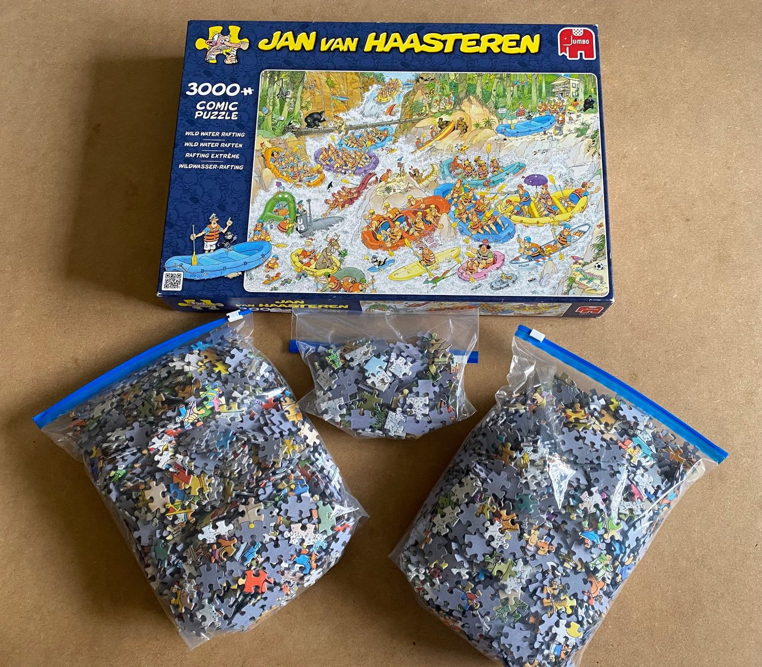 Puzzles: Jan van Haasteren-Puzzle "Wildwasser-Rafting" – Gebraucht aus Egg SZ von irbaku 2