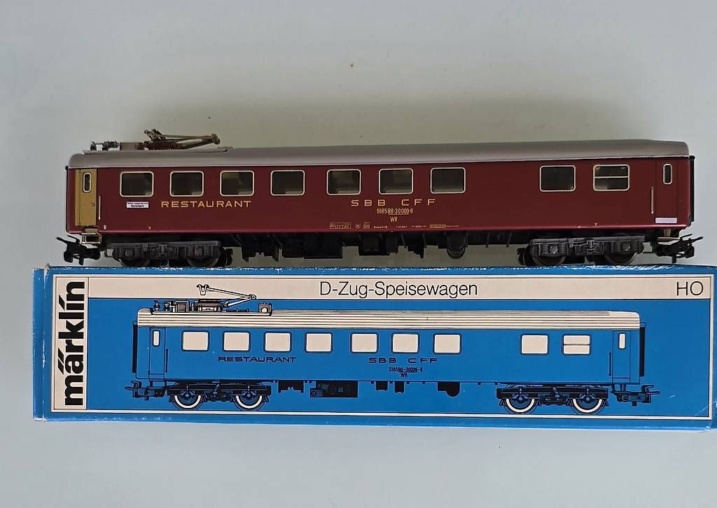 Märklin Modellini di ferrovie: Set train électrique Märklin HO – Usato da Bourguillon venduto da salesman01 2