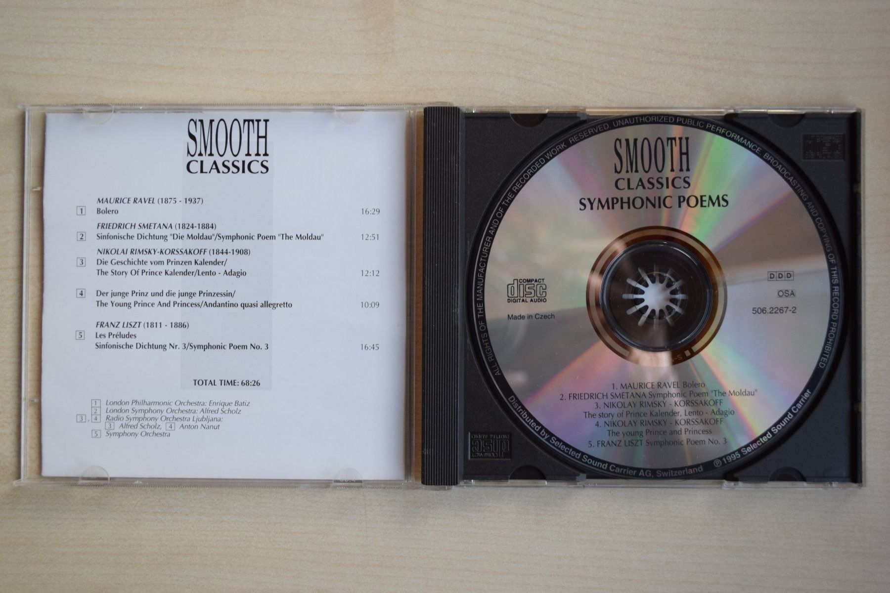 CD: SMOOTH CLASSICS: SYMPHONIC POEMS(397) – Usato da Reutigen venduto da DONDON55 3