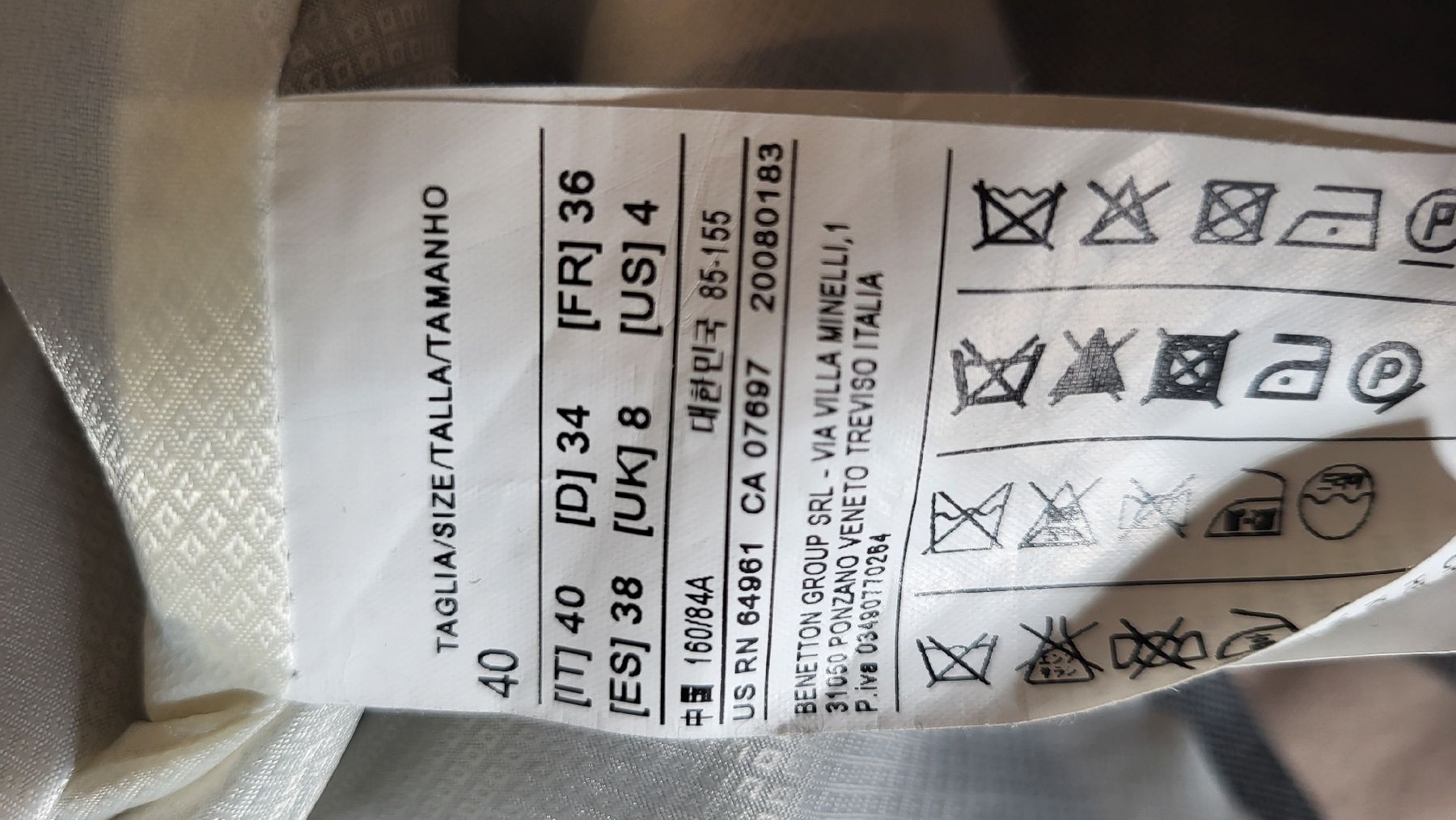 Benetton Giacche: Blazer gris Benetton  – Nuovo (secondo la descrizione) da Delémont venduto da Bigdog16 5