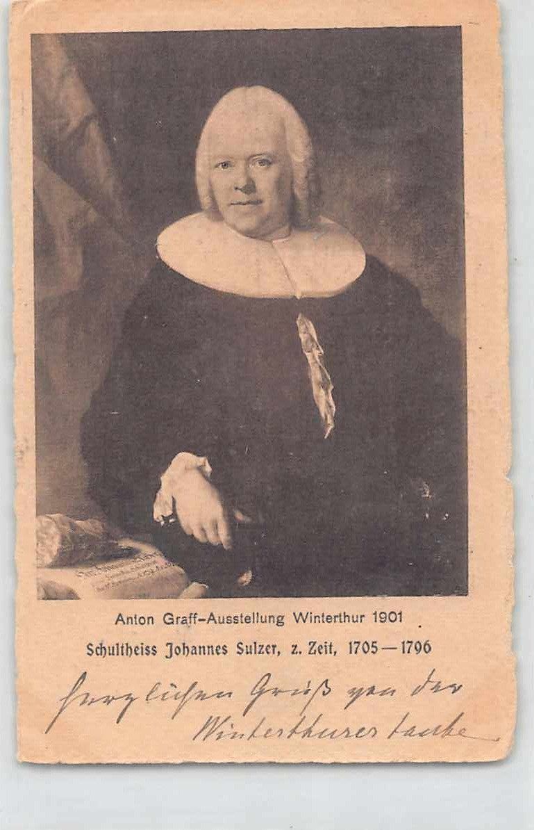 Cartoline postali: TOP Ansichtskarte: GRUSS von der AUSSTELLUNG 1901 – Usato da Winterthur venduto da SchatzchischtliWinti