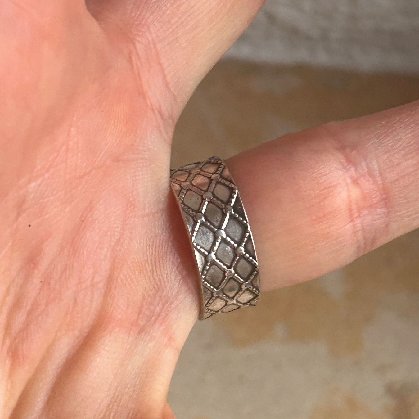 Ringe: Silber Ring RAUTE (Grösse 57) – Gebraucht aus Basel von bellespirit 3