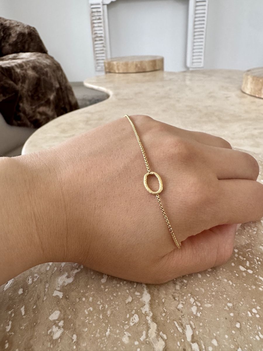 Bracciali & Braccialetti: Vergoldetes Edelstahl Armband – Nuovo e nell'imballaggio originale da Oberhasli venduto da Duabelle_official