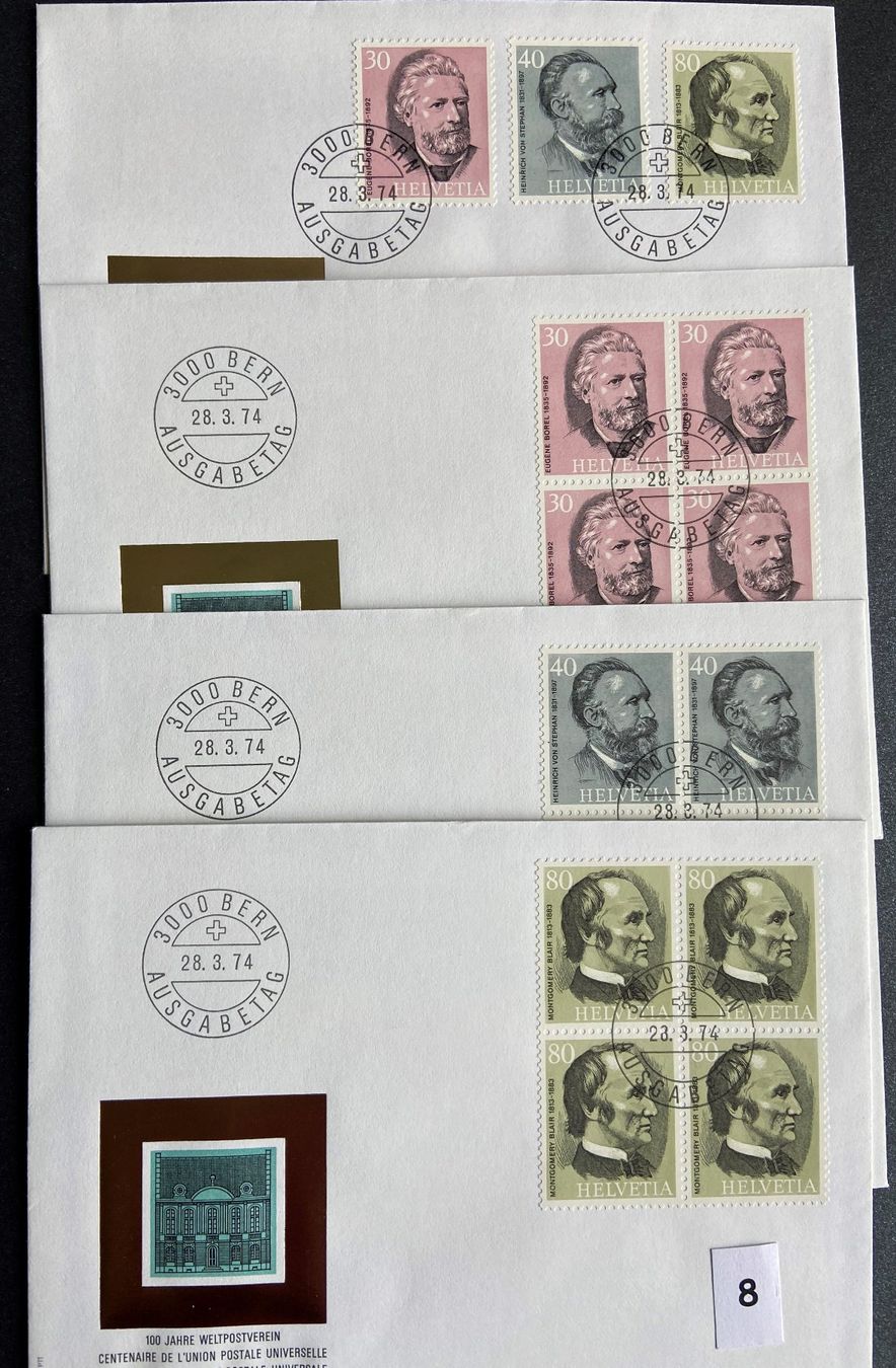 Alle Briefmarken: Lot ET FDC Briefe – Gebraucht aus Böckten von Hansi36