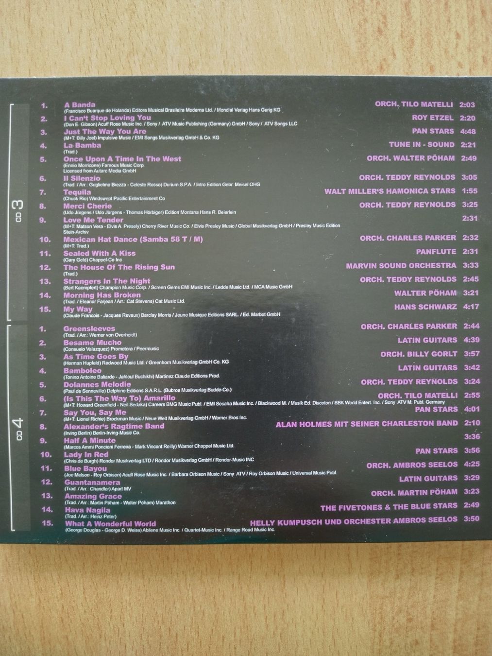 CD: Die 60 grössten Instrumental-Hits - 4-er CD-Box im Schuber – Usato da Jona venduto da Argus36 4