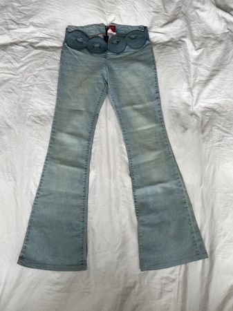 vintage low waist miss sixty flared jeans