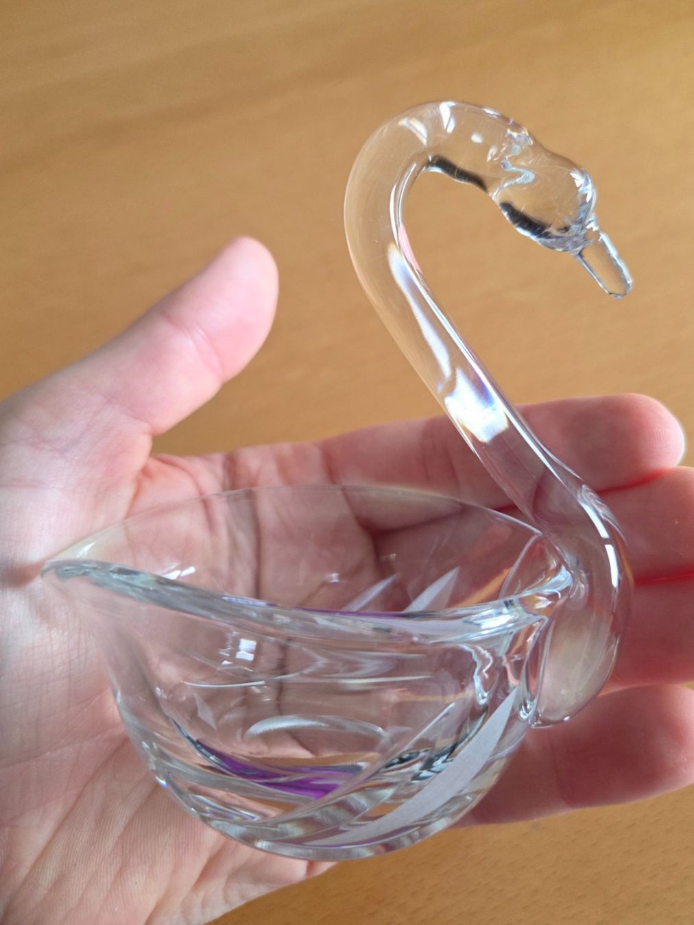 Bicchieri: Glasschale Schwan Kristallglas – Usato da Füllinsdorf venduto da mswenk 1