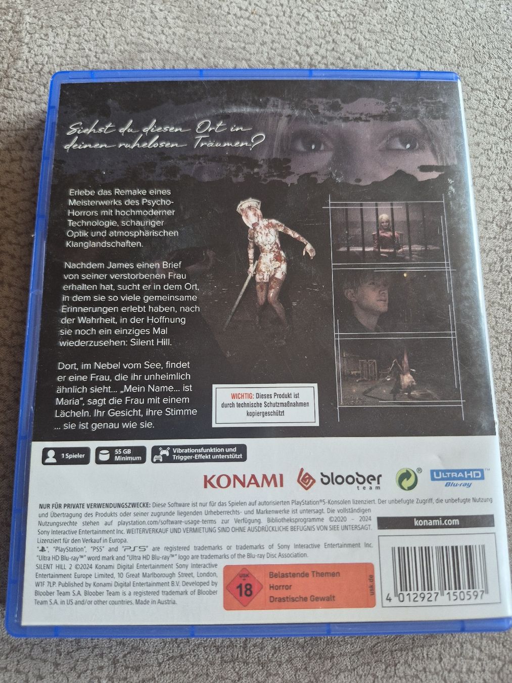 Sony Spiele: Silent Hill 2 Ps5 Horror Game 18+ – Gebraucht aus Oberegg von kev_58s7 2