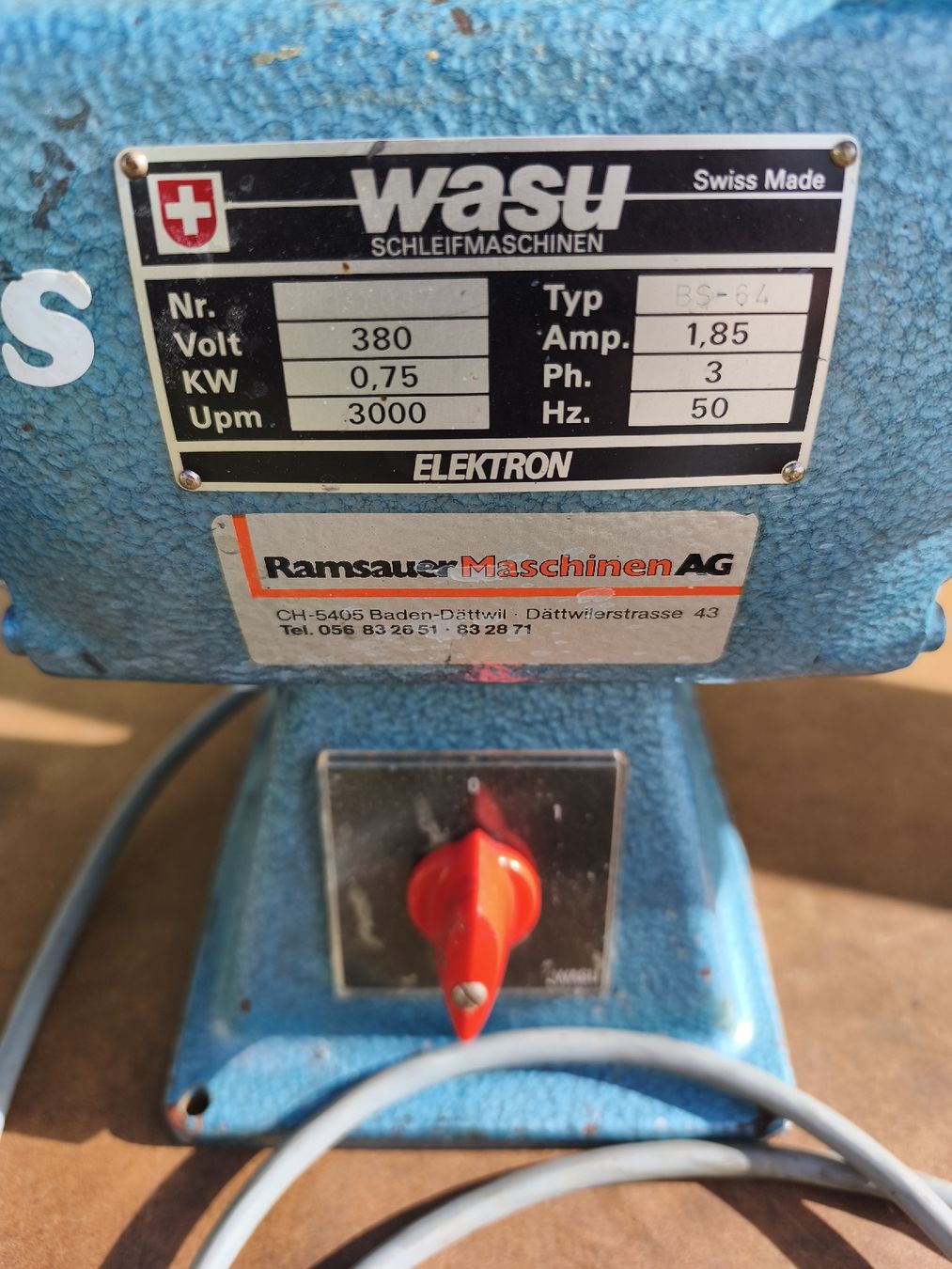 Wasu Smerigliatrici & Lucidatrici: Bandschleifmaschine WASU – Usato da Recherswil venduto da Sruscha58 3