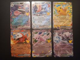 Gengar Pikachu Espeon Mew Pokémon 30th Celebration Englisch