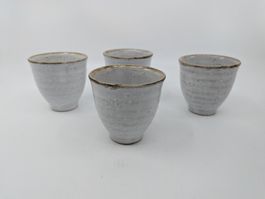 4 Keramiktassen, Teetassen