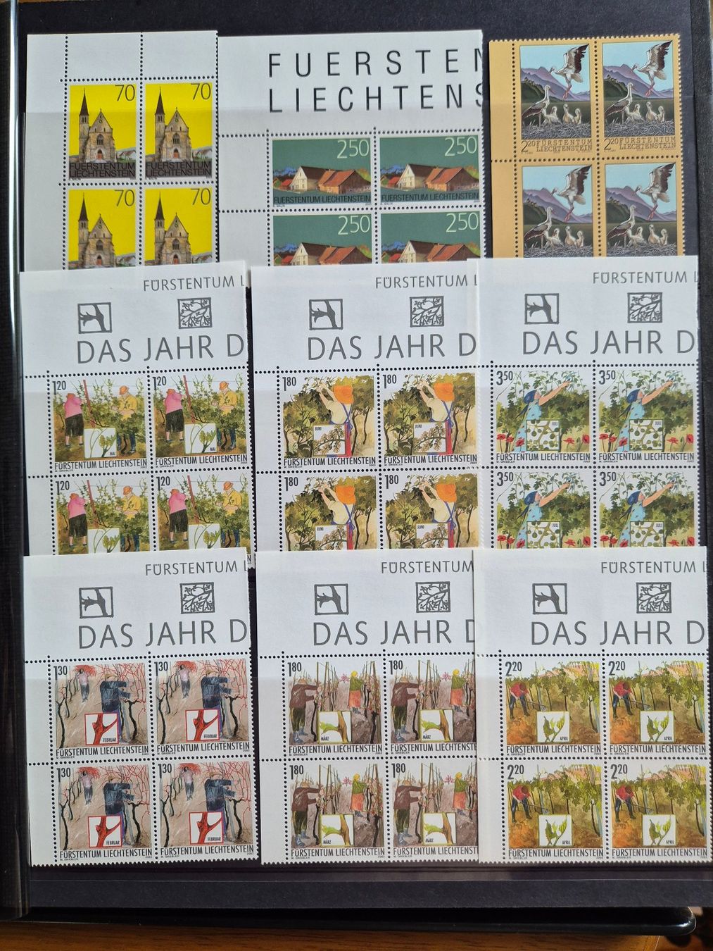 Tutti i francobolli: LIECHTENSTEIN Frankaturware  1100 CHF +, incl.Vierer&Bogen – Nuovo (secondo la descrizione) da Horgen venduto da frankatur
