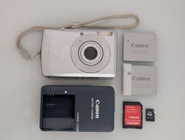 Canon Digital IXUS 65 – 6 MP – 3× Zoom – inkl. 2 Akkus