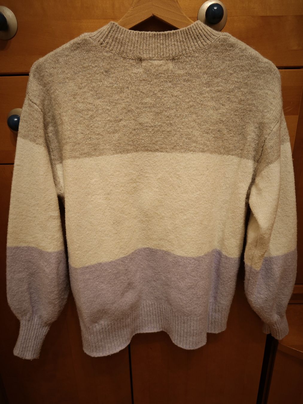H&M Maglioni & Felpe: H&M Pullover gestreift, beige/lila, Gr. S – Usato da Adliswil venduto da coconut1289 6