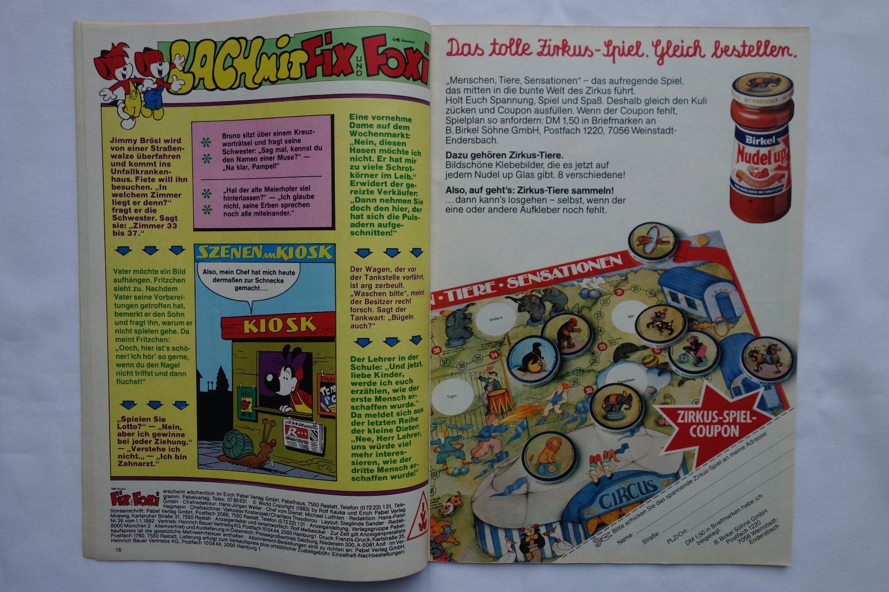 Fumetti: 2 Comic - Hefte Fix und Foxi - Gratis Versand ! – Usato da Luzern venduto da ron_35 3