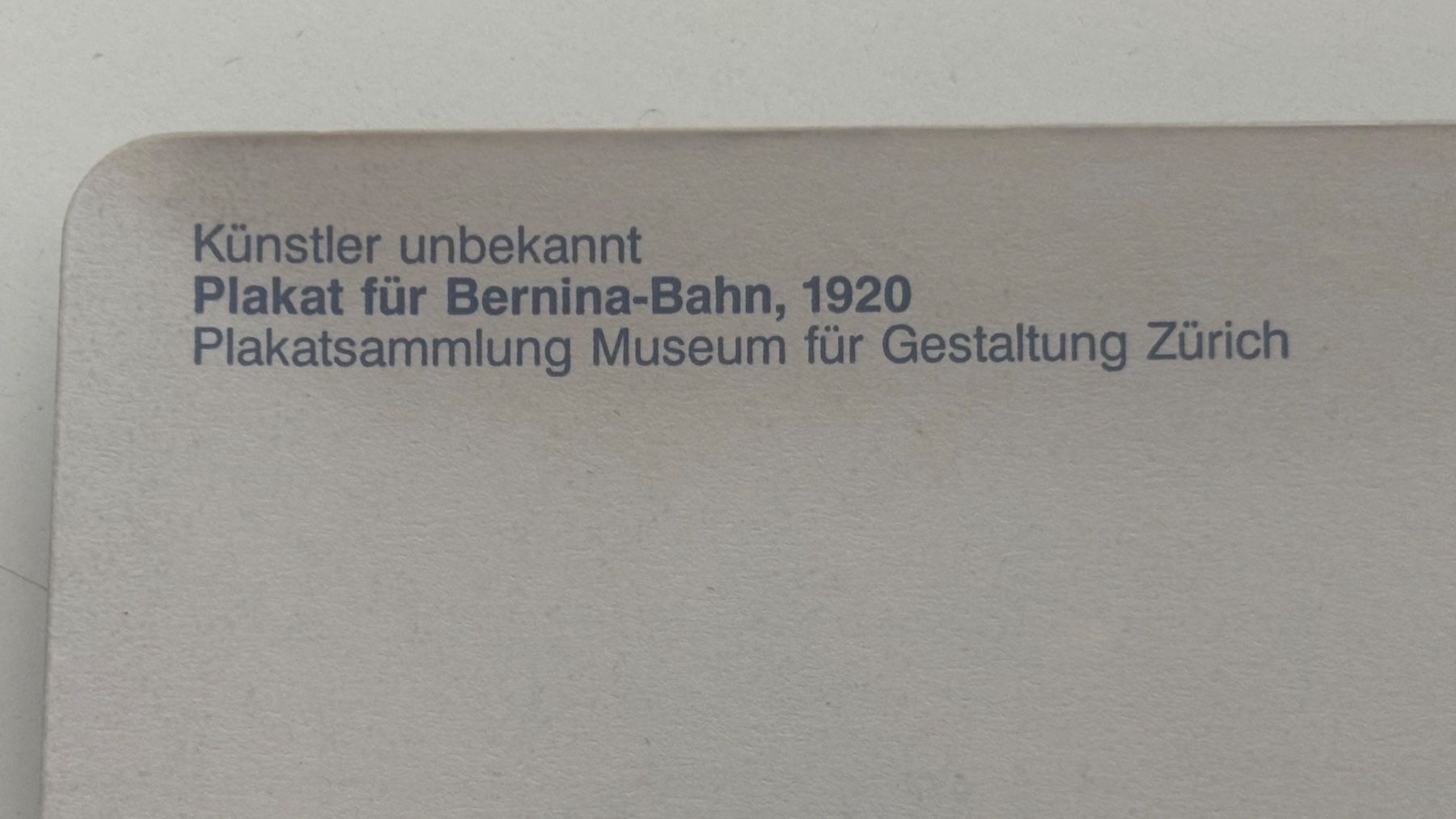 Cartoline postali: Carte postal métallique - Bernina-Bahn – Usato da Neuchâtel venduto da gefdeneuch 2