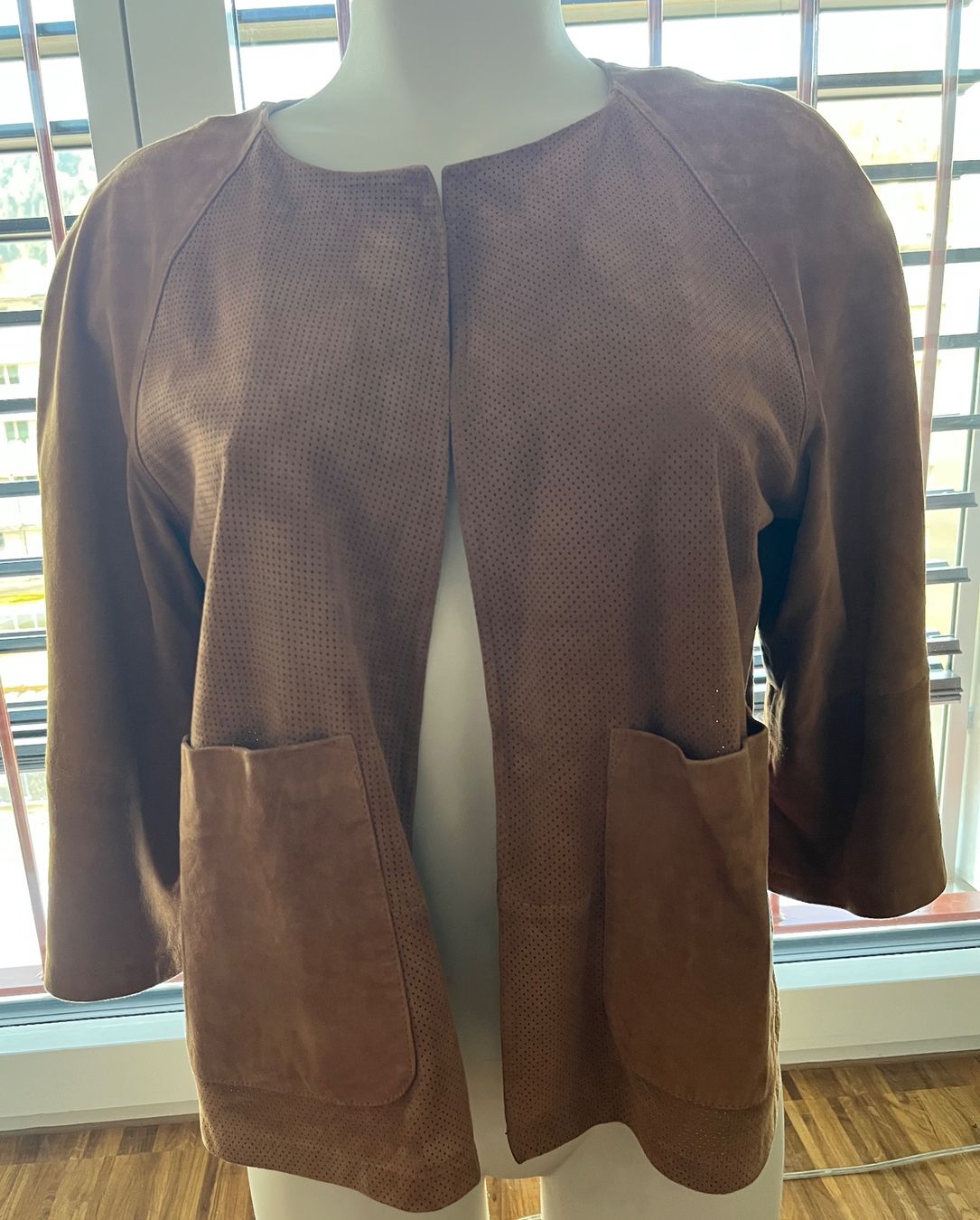 Giacche: Wildleder-Jacke, Gr. M, cognacfarben – Usato da Burgdorf venduto da wiwy51 4