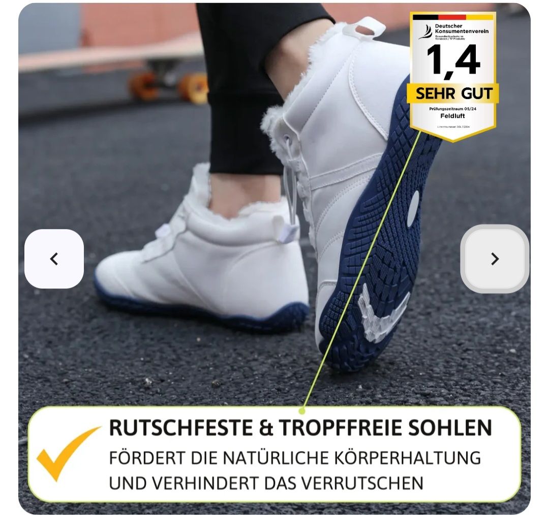 Herrenschuhe: Winter ❄️ Barfussschuhe👣 Gr. 42 – Neu und originalverpackt aus Uerikon von IchBinEineBiene 1