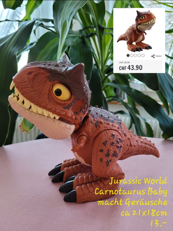 Jurassic World Dinosaurier Carnotaurus Baby | Acheter sur Ricardo