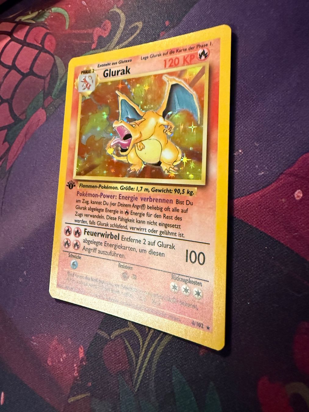 Pokémon Carte collezionabili: Glurak 1.Edition Holo Base Set - DE – Usato da Oberbüren venduto da wuna123 1