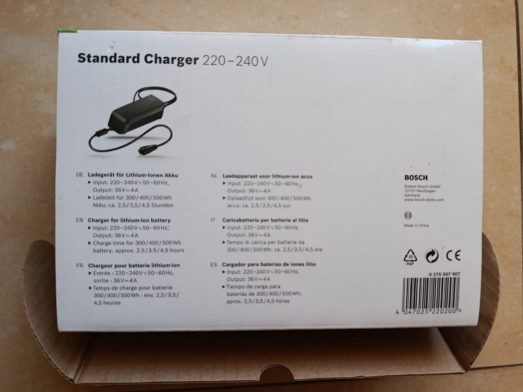 Bosch Chargeurs: Bosch eBike Systems Standard Charger BCS220 – D'occasion à Derendingen par nimbatus 2