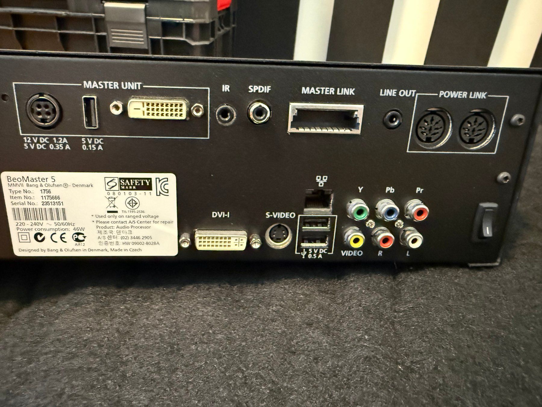 Bang & Olufsen Audio- & Mediensysteme: Bang & Olufsen BeoMaster 5 Main Unit – Defekt aus Saanen von AV_Parts 2