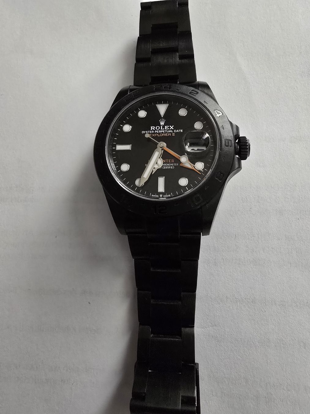 Rolex Orologi: Rolex Explorer II Styve McQueen Pro Hunter – Nuovo e nell'imballaggio originale da Winterthur venduto da inf_5yby 3