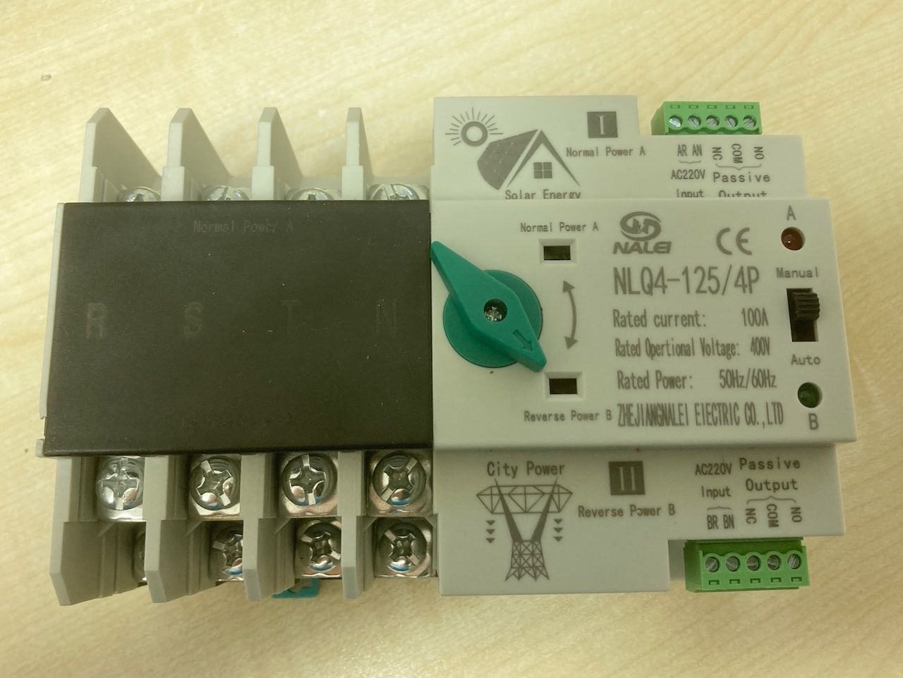 Schalter: Umschalter 4polig 100A auch automatisch – Neu und originalverpackt aus Liedertswil von ELRITS